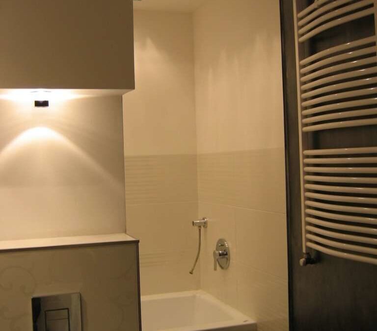 Ciekawa łazienka i prace remontowe