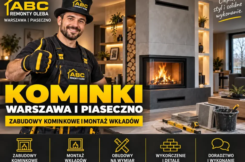 Kominki Warszawa i Piaseczno – zabudowy kominkowe i montaż wkładów