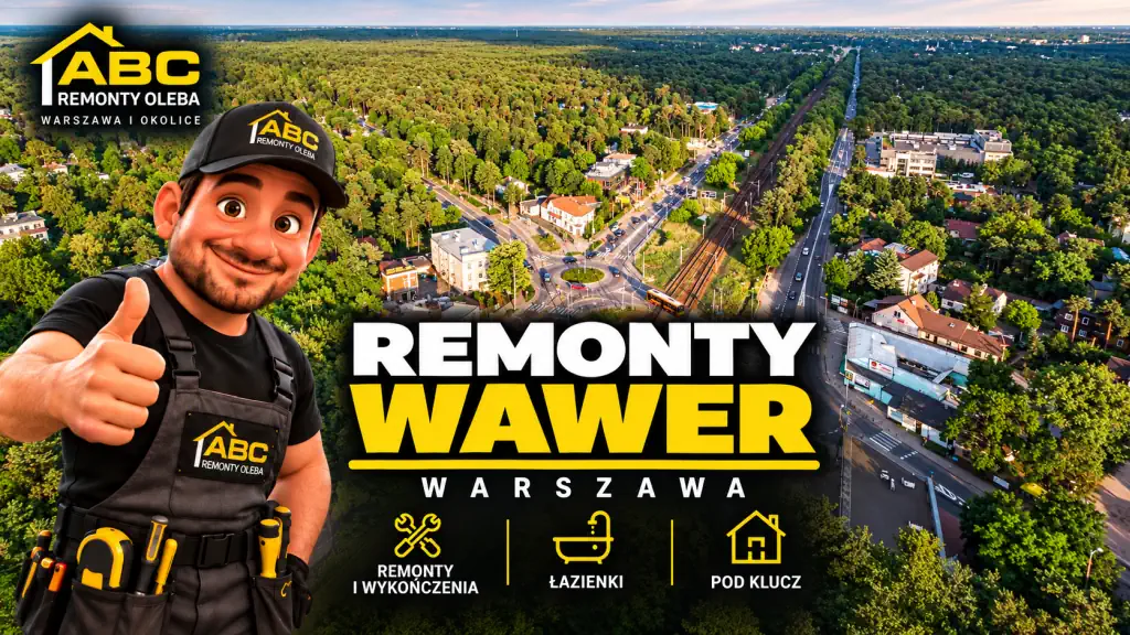 Usługi remontowe Warszawa Wawer wykończenia wnętrz