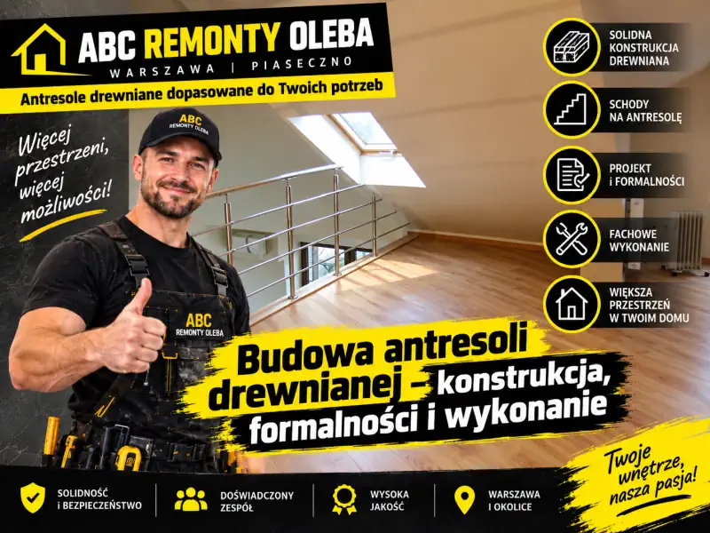 Budowa antresoli drewnianej – konstrukcja, formalności i wykonanie