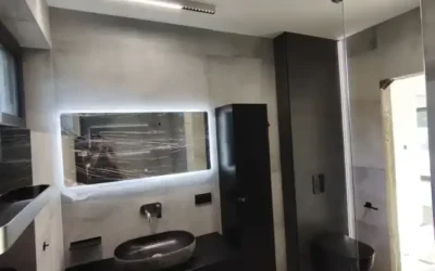 Nowoczesna minimalistyczna łazienka 11 m² Piaseczno